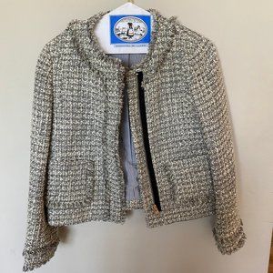 Metallic Tweed J.Crew Jacket